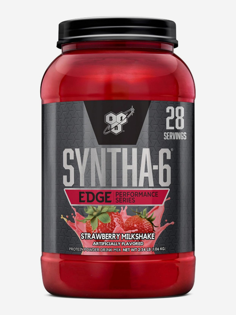 Протеин BSN Syntha-6 Edge, 1060 г, Молочный коктейль с клубникой