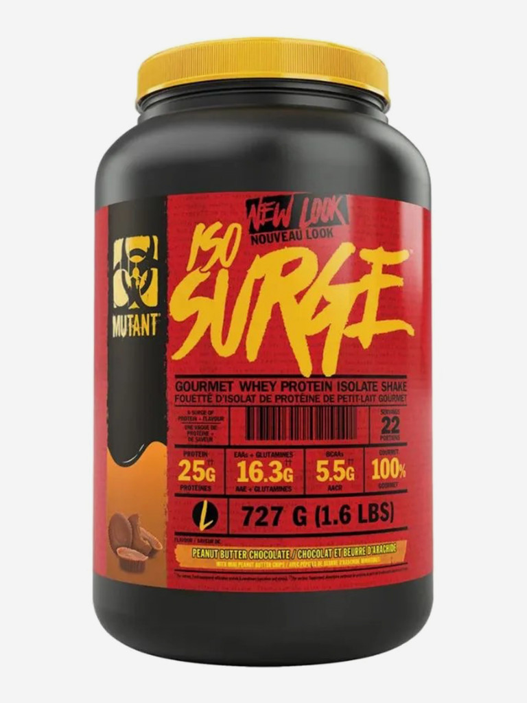 Протеин Mutant Iso Surge арахисовое масло 727 г.