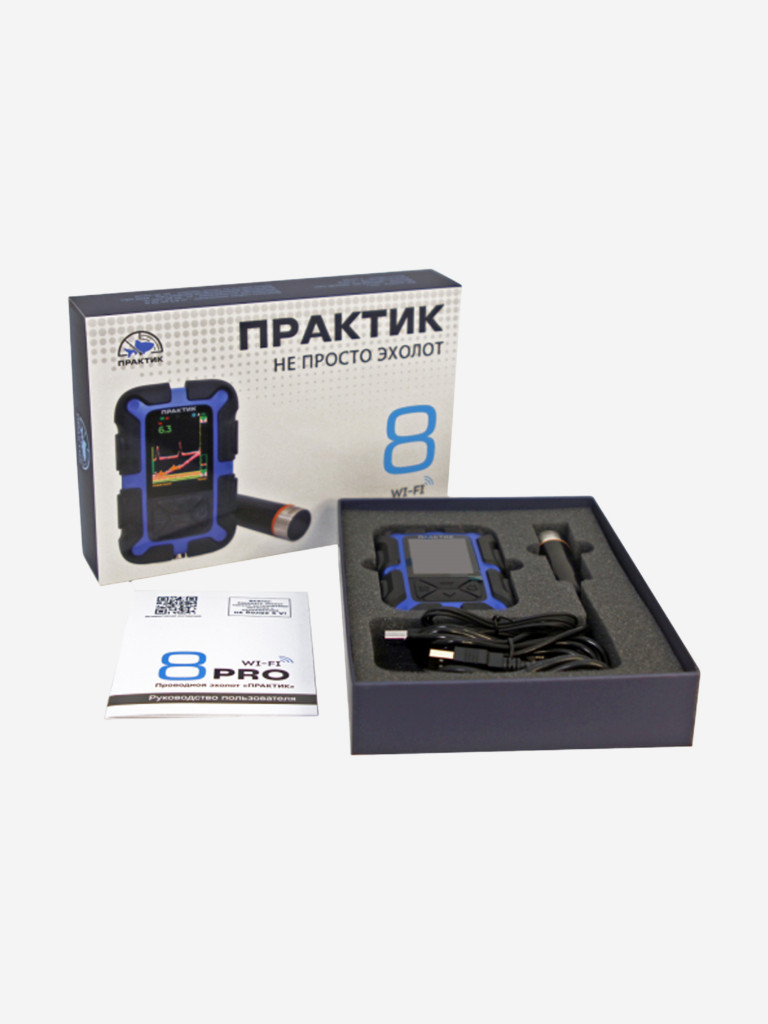 Эхолот "Практик 8 PRO Wi-Fi"(подключение к приложению "Мой Практик")