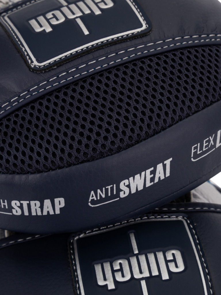 Лапы Clinch Shock Absorb Mitt темносине-серебристые