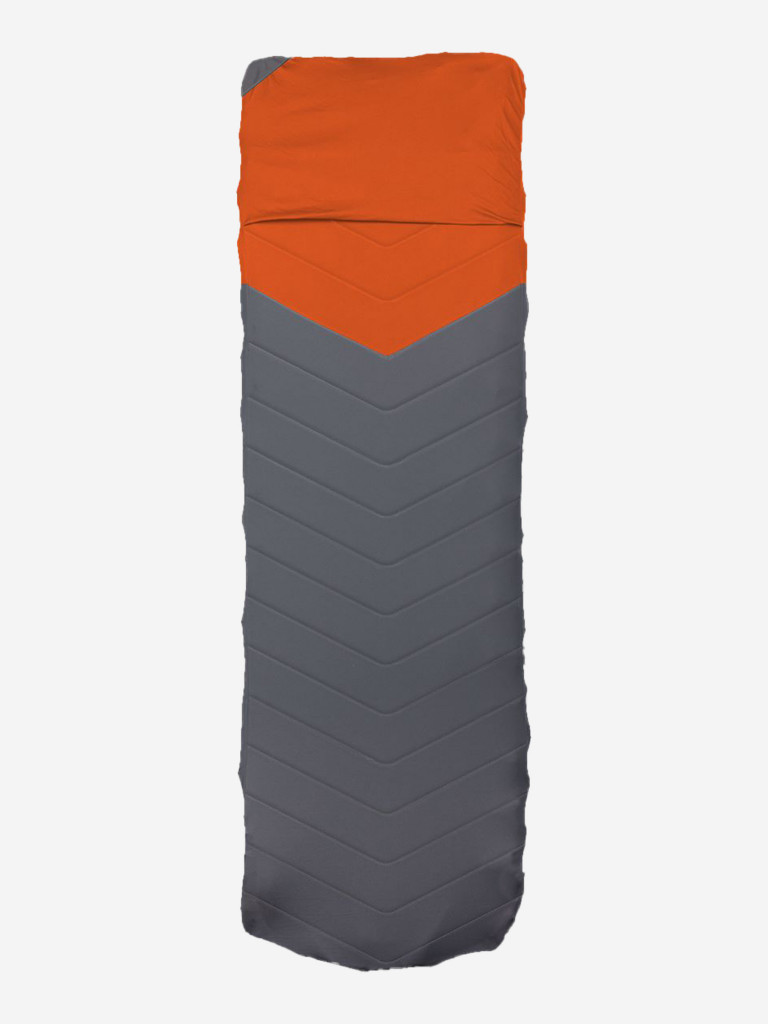 Чехол для надувного коврика KLYMIT Quilted V Sheet (13ICORSVC) серо-оранжевый