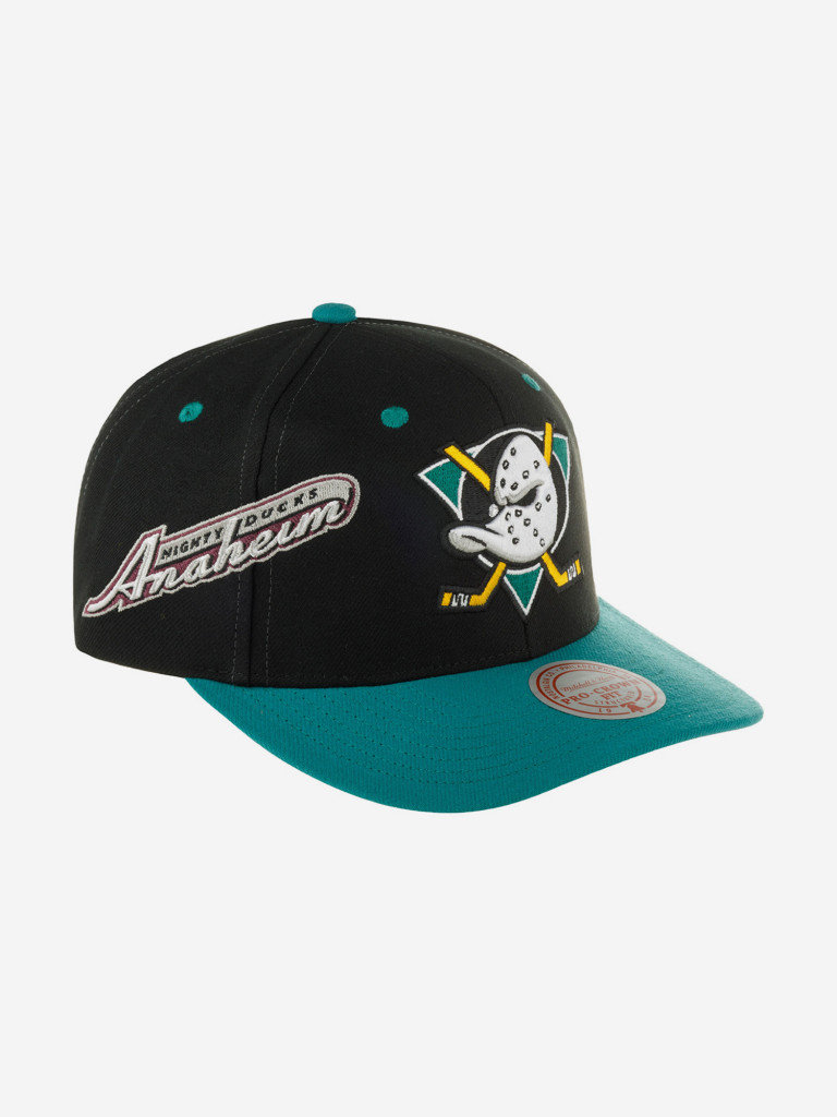 Бейсболка MITCHELL NESS HHSS7312-ADUYYPPPBLCK Anaheim Ducks NHL (черный)