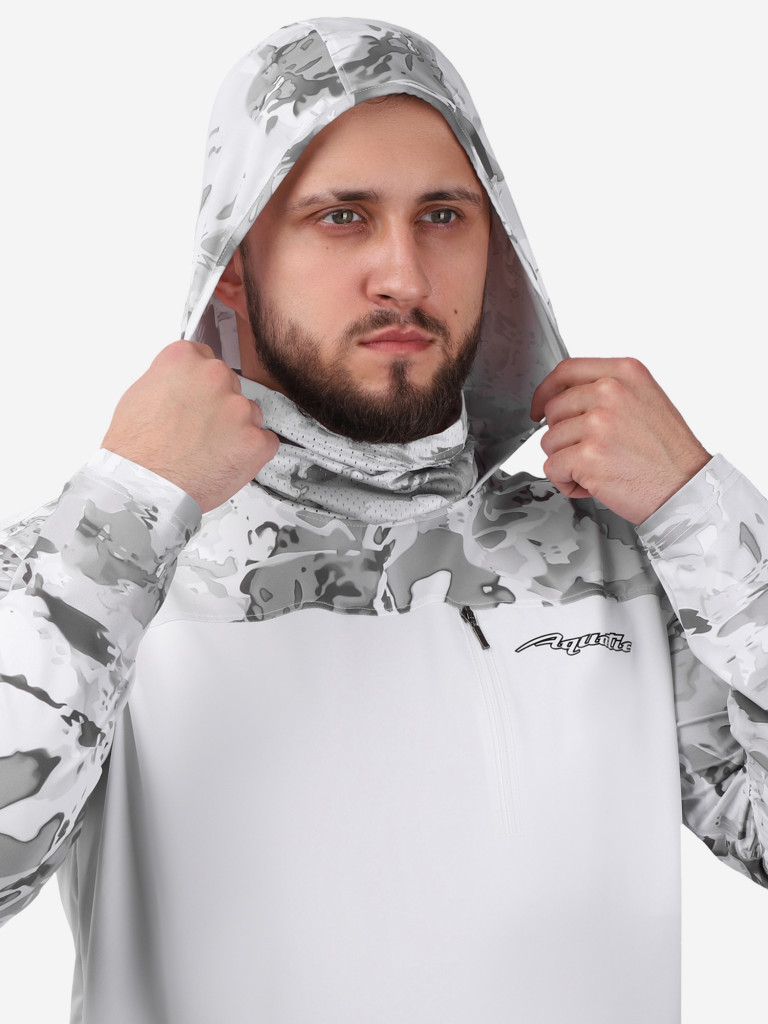 Джерси с капюшоном и баффом Аquatic Дж-08 для рыбалки и охоты