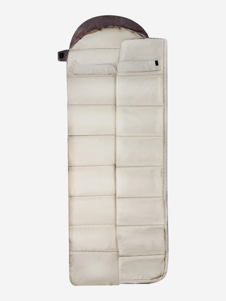 Спальный мешок Naturehike U350S с капюшоном, коричневый