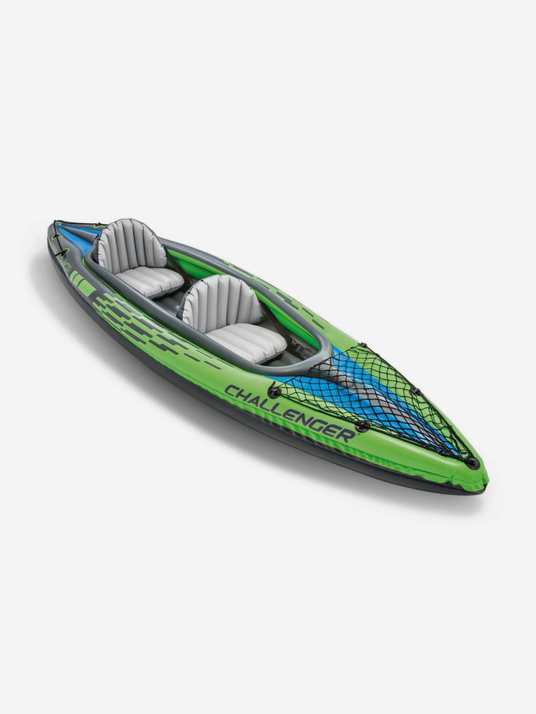 Лодка надувная Intex 68306 Challenger K2 Kayak, 2-местная, насос, весла, до 180 кг