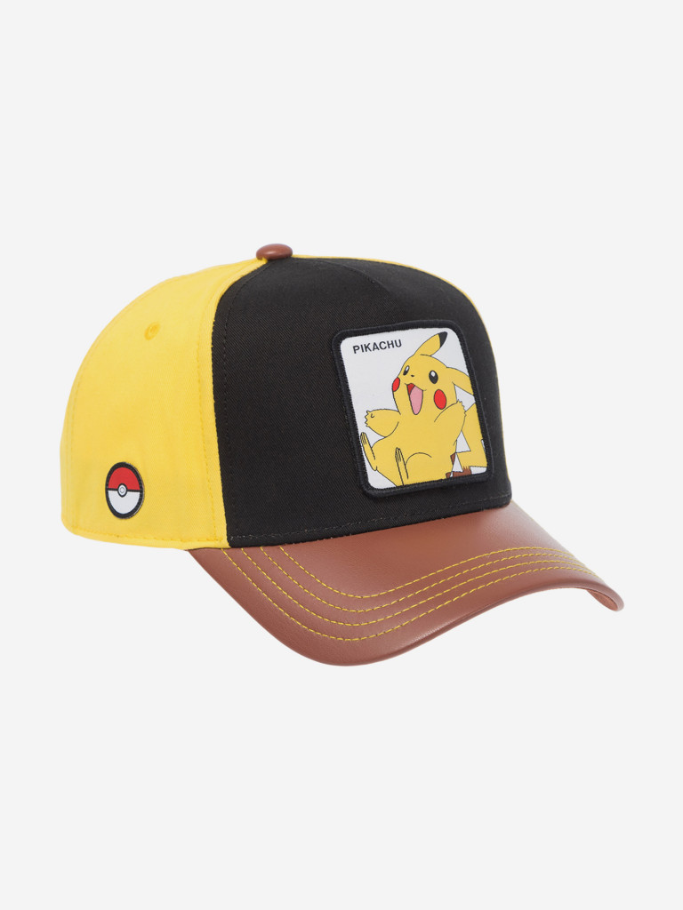 Бейсболка CAPSLAB CL/PKM6/1/CT/PIK Pokemon Pikachu (черный)