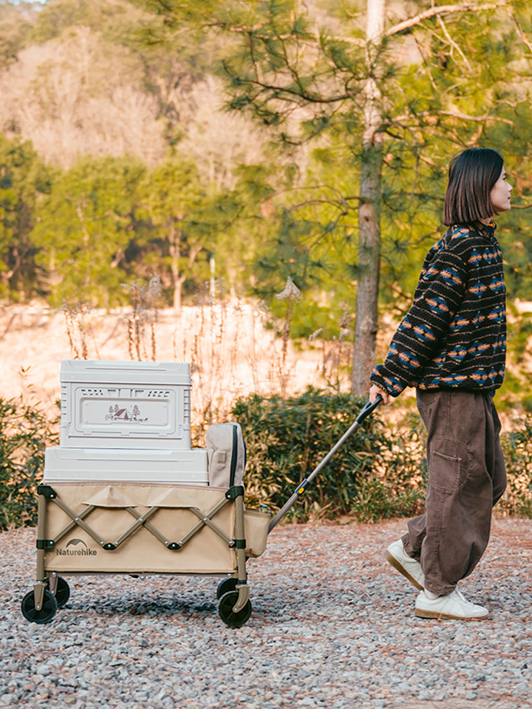Тележка складная Naturehike туристическая, размер S, бежевая