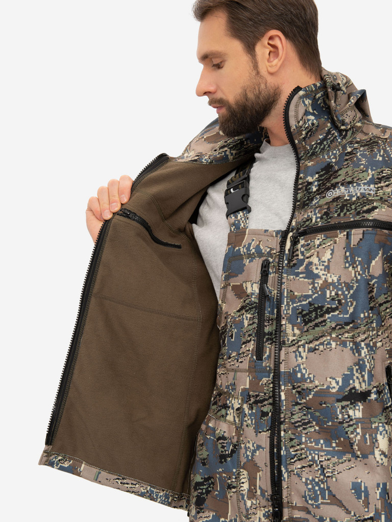Костюм мужской демисезонный Huntsman Никс Люкс, ткань Alova Windblock