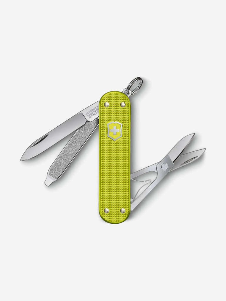 Складной нож Victorinox Alox Classic, функций: 5, 58мм, желтый , коробка подарочная, 0.6221.l23