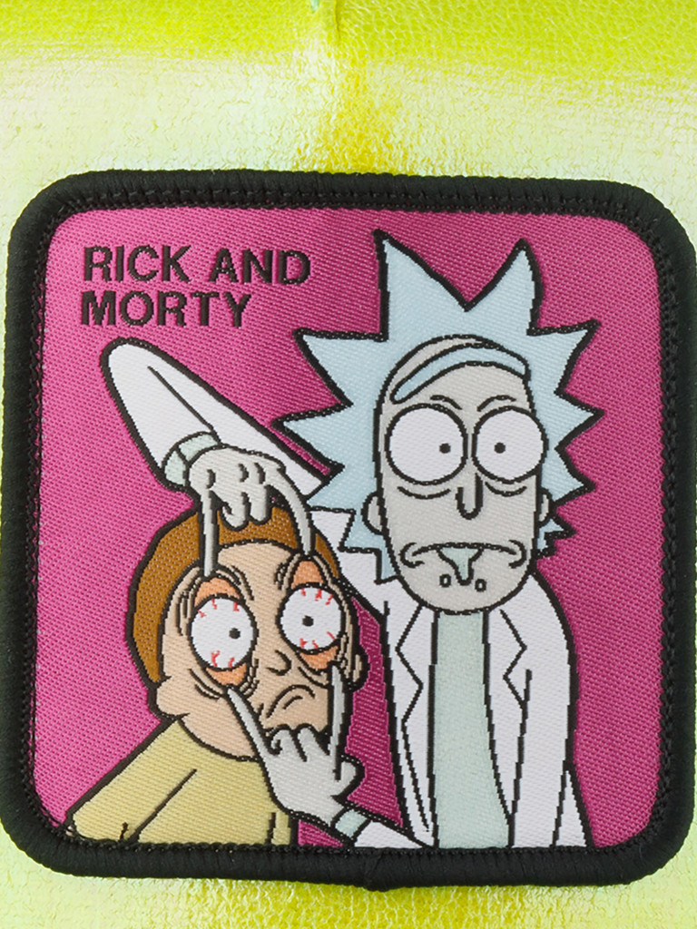 Бейсболка с сеточкой CAPSLAB CL/REM4/1/CT/OPE Rick and Morty Together (зеленый)