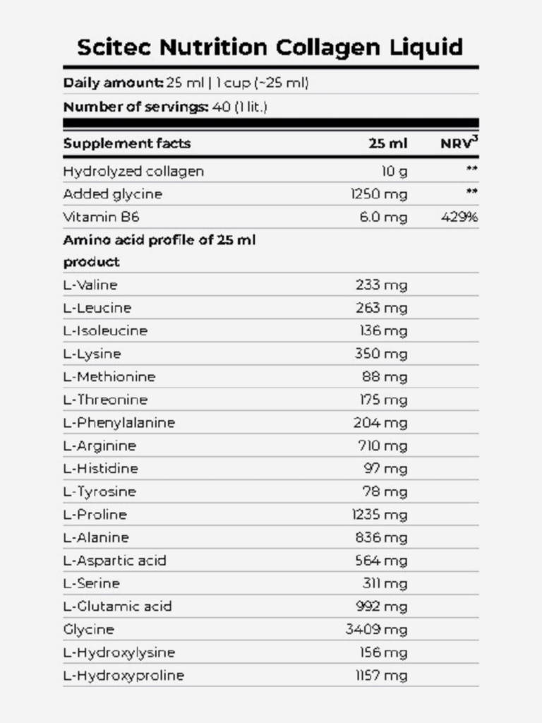 Жикий коллаген Scitec Nutrition Collagen Liquid питьевой 1000 мл