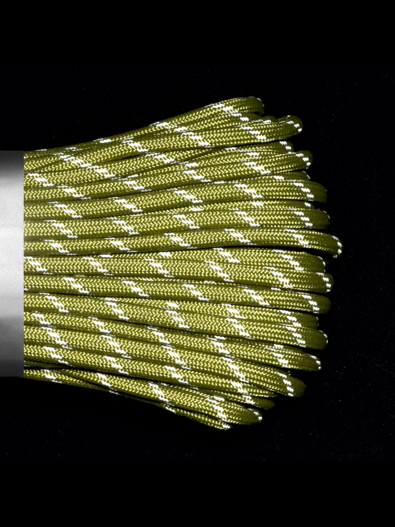 Паракорд 550 CORD nylon 30м RUS световозвращающий (moss)