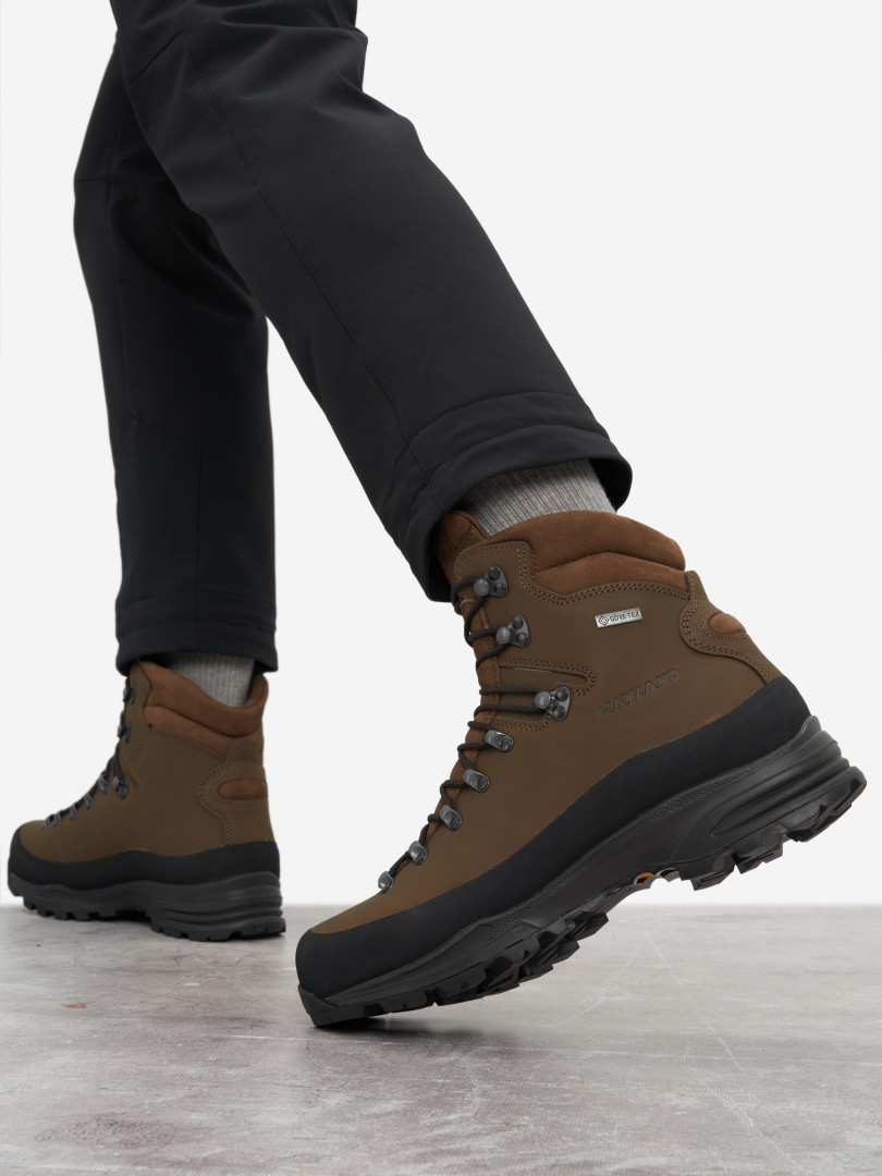 фото Ботинки мужские kayland globo gtx, коричневый