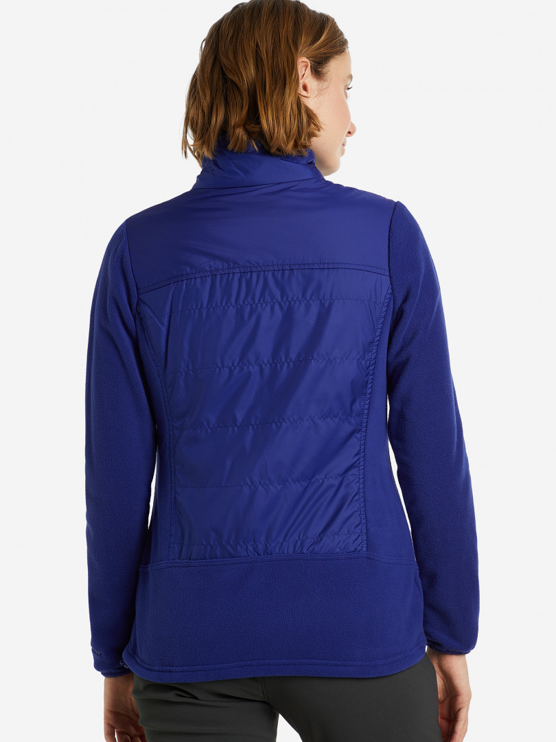 фото Джемпер флисовый женский columbia basin butte fleece full zip, синий