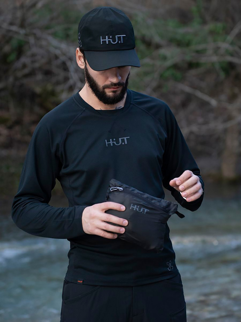 Лонгслив мужской HUT VORGA для охоты, черный