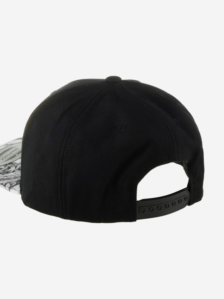 Бейсболка с прямым козырьком FLEXFIT 6089SK (черный)