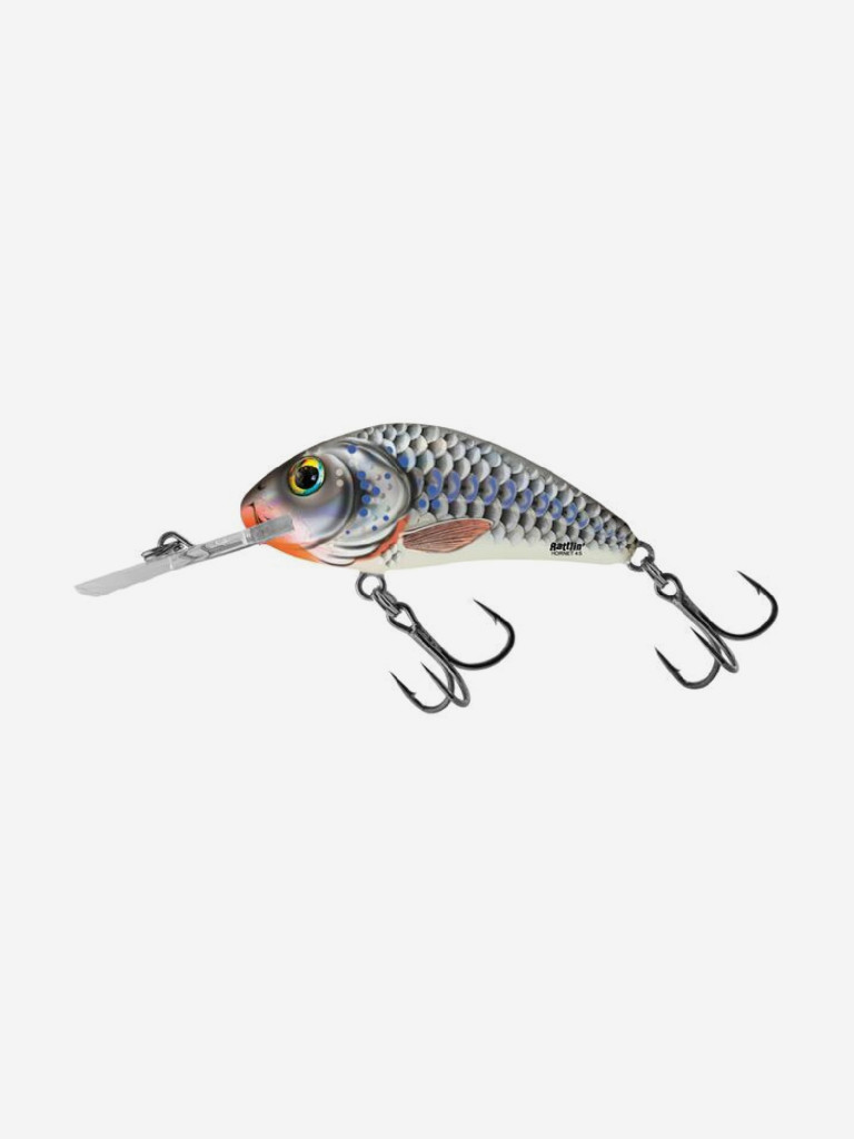 Воблер SALMO POLAND HORNET RATTLIN F, длина 4.5 см, крэнк-раттлин для окуня, судака, щуки