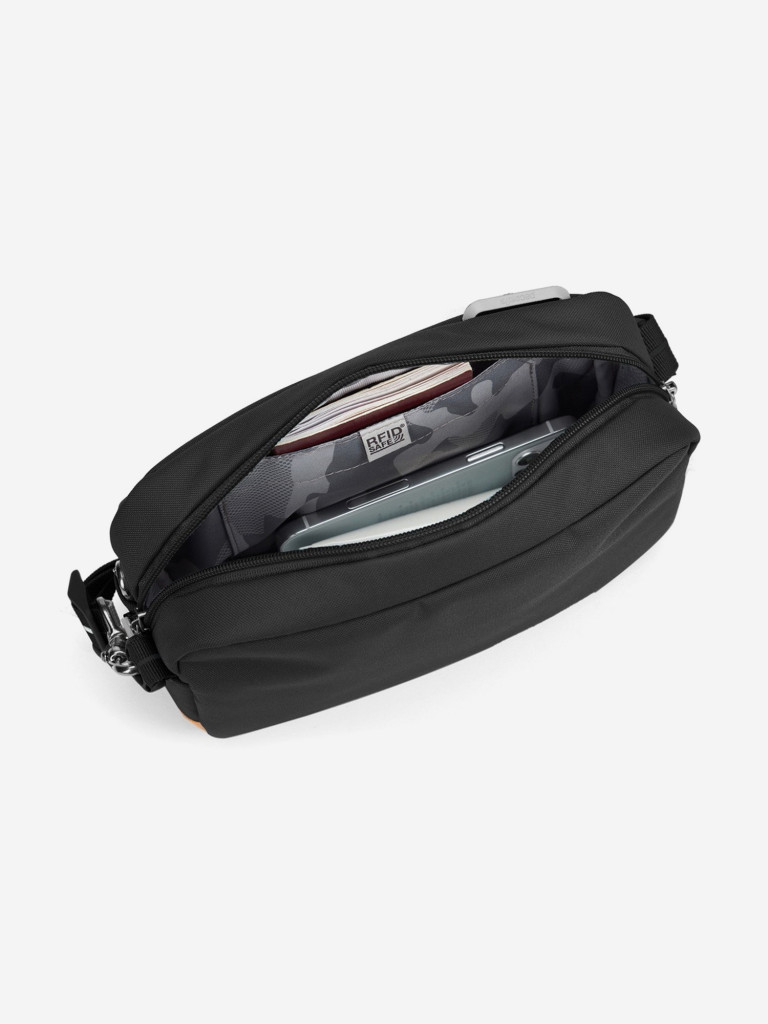 Сумка антивор Pacsafe GO Crossbody, Jet Black, 2.5 л.