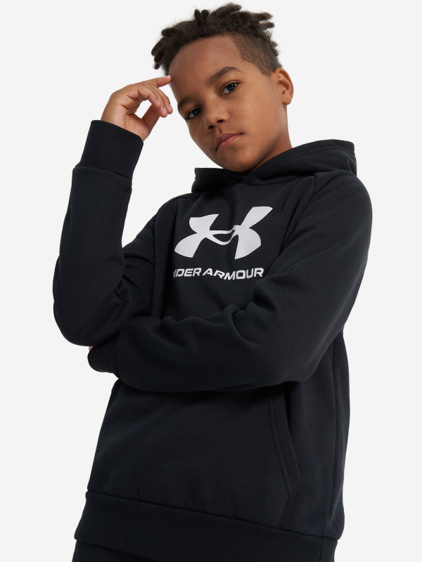 Худи для мальчиков Under Armour Rival арт. 1379791 красный цвет — купить за 4499 руб., отзывы в интернет-магазине Спортмастер