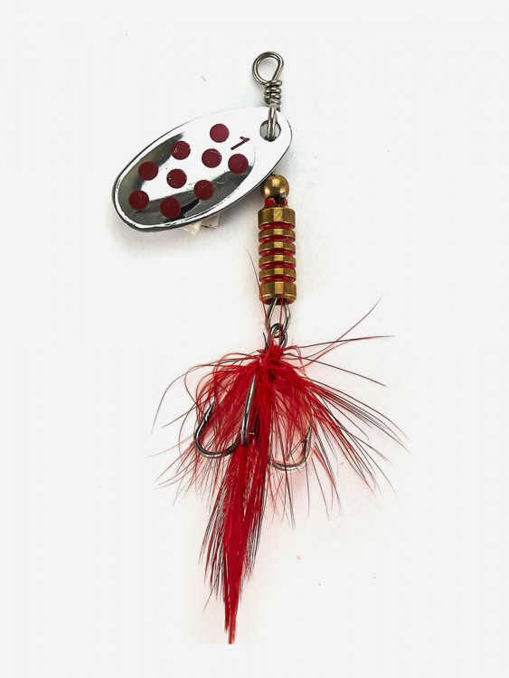 Блесна вращающаяся Lucky John SPIN X ROUND 01, вес 3,5 г