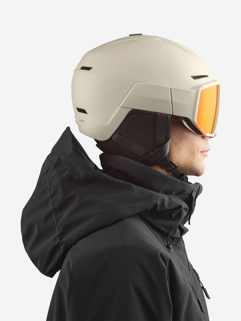 Горнолыжный шлем с визором Salomon Osmo Sigma Бежевый Cat. 2