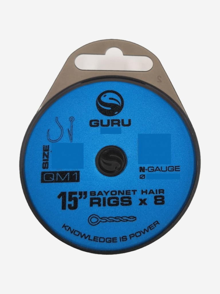 Поводок готовый GURU QM1 Bayonet Ready Rigs 15" №14 0.17мм 8шт