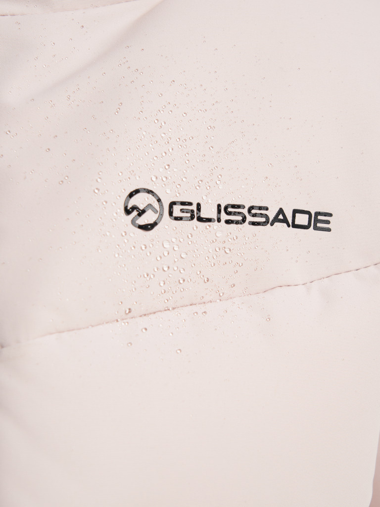 Пуховик мембранный для девочек Glissade