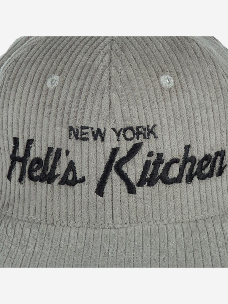 Бейсболка с прямым козырьком HOOD 103-SWC001-NY022-GY Hells Kitchen Cord (серый)