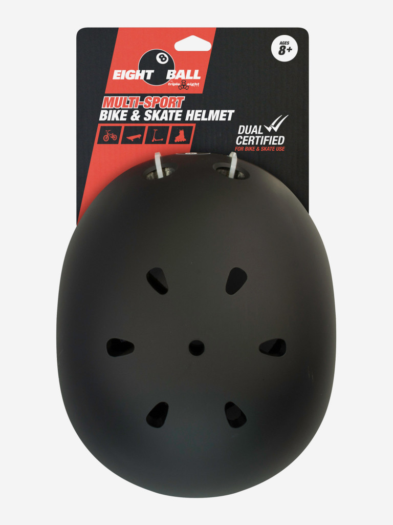 Шлем защитный Eight Ball Black (8+) - чёрный
