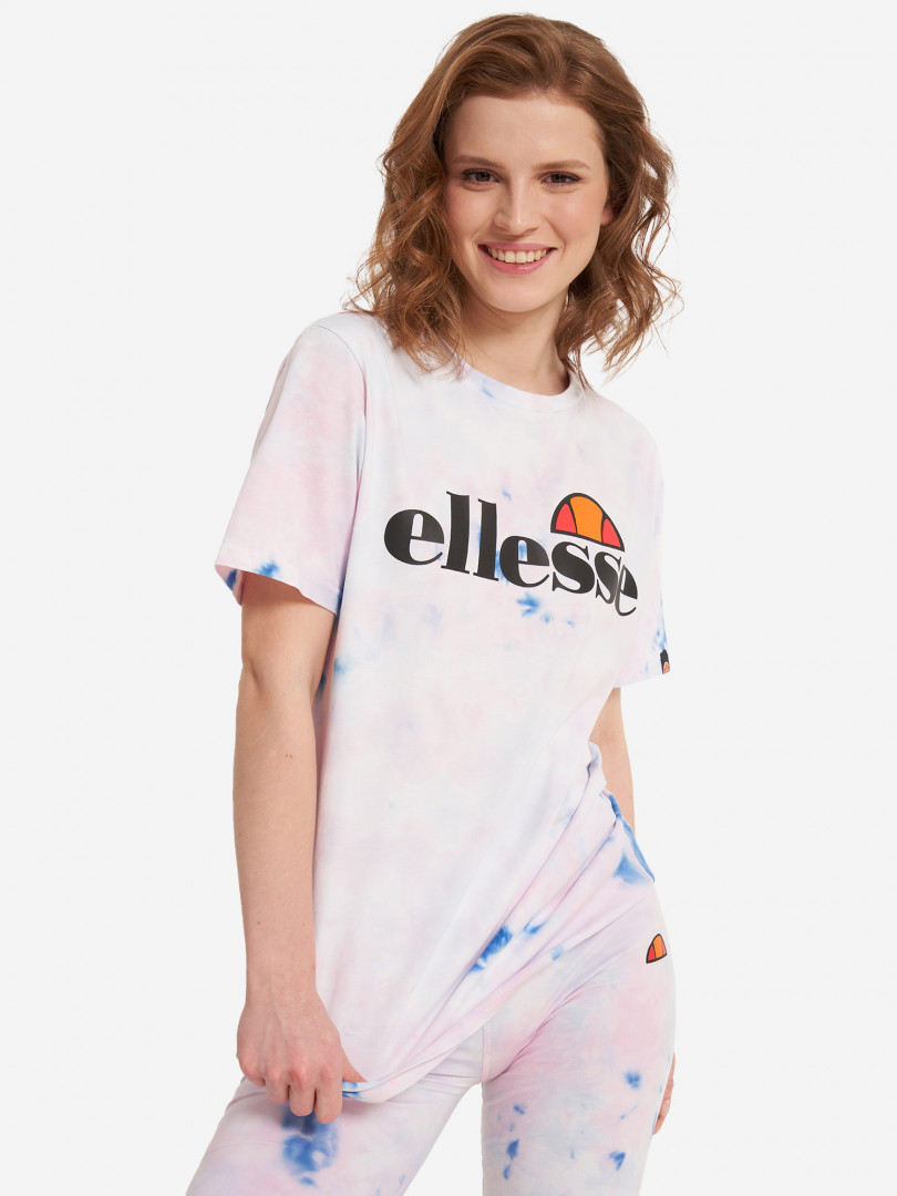 фото Футболка женская ellesse albany tie dye, розовый