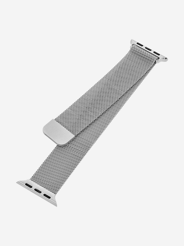 Ремешок для часов Apple Watch Ultra/49/45/44/SE/42 mm Mutural Оригинал, ультралегкий металлический на магните — серебристый