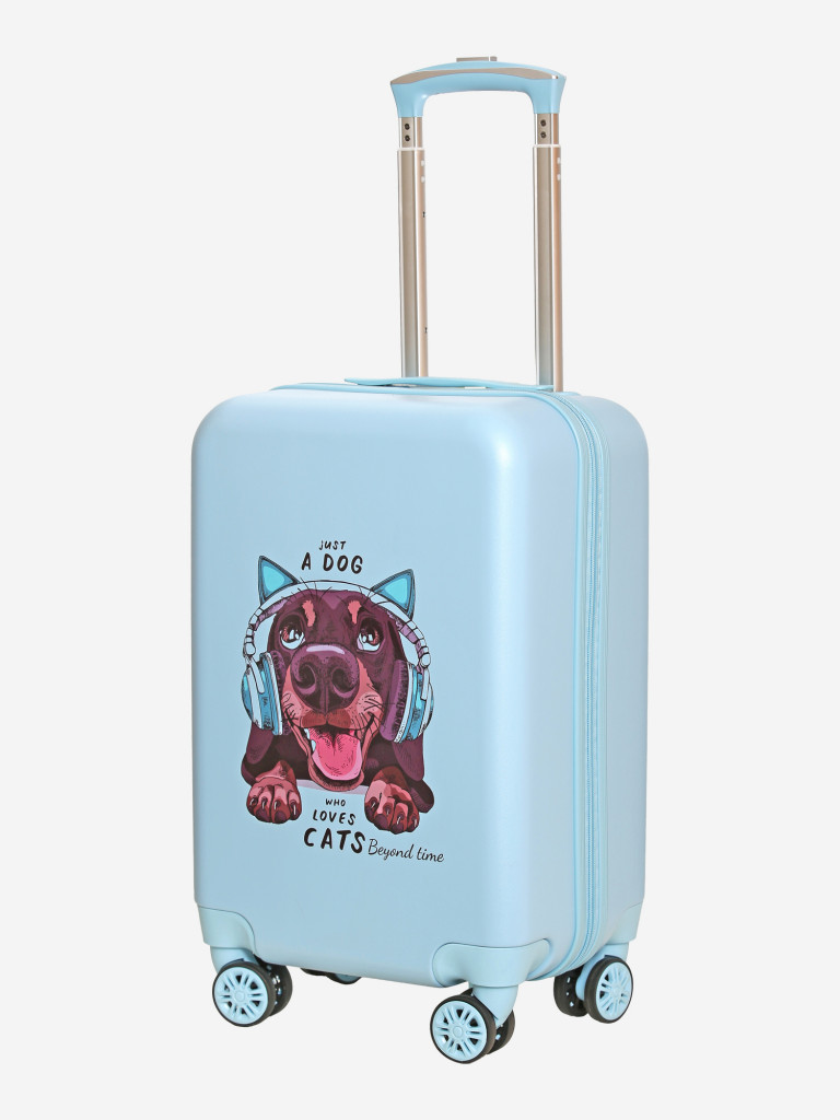 Чемодан детский BEYOND TIME G202 Cобака черная в наушниках