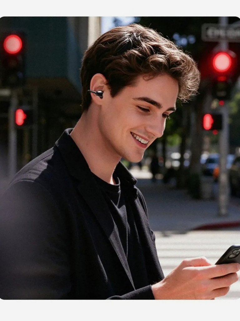 Наушники клипсы беспроводные UGREEN WS218 (85185) ClipBuds Pro ANC Earphone BT 6.0 Active Noise Cancellation Hi-Res