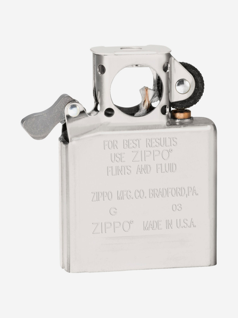 Подарочный набор ZIPPO: Зажигалка Black Ice и вставной блок для зажигалок для трубок