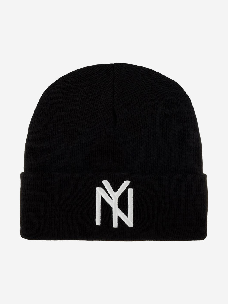 Шапка с отворотом AMERICAN NEEDLE 21019A-NBY New York Black Yankees Cuffed Knit NL (черный)