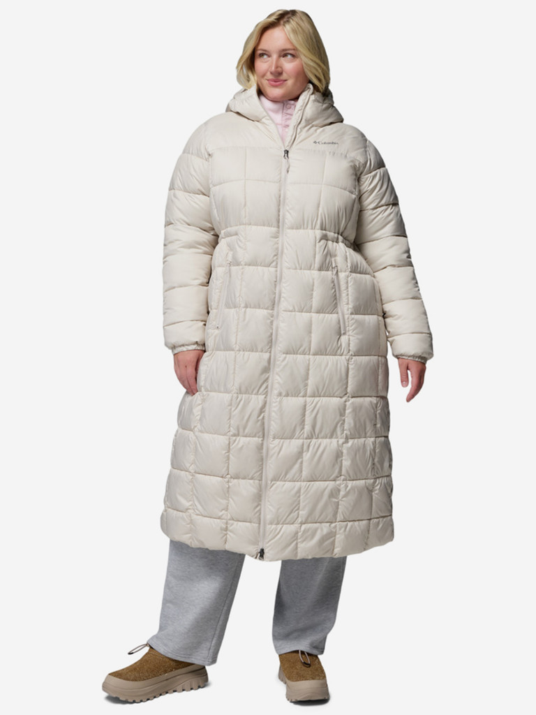 Пальто утепленное женское Columbia Puffect III Long Jacket, Plus Size