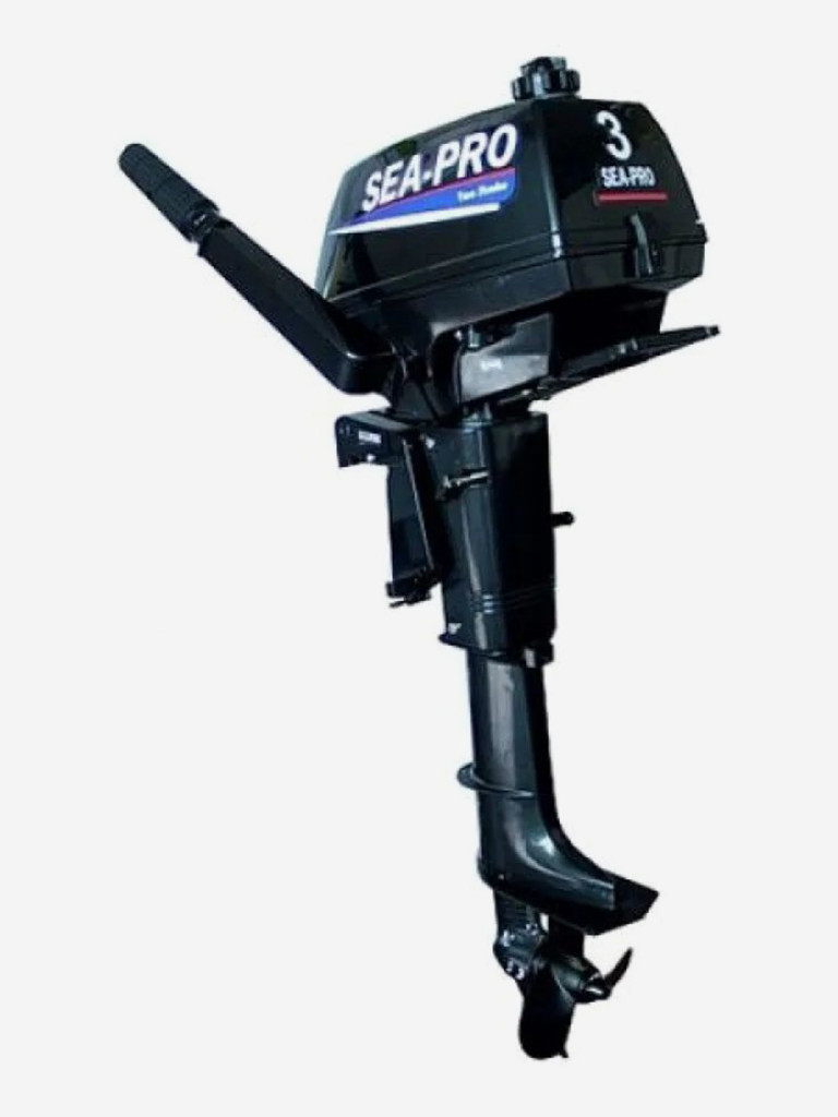 Лодочный мотор SEA-PRO Т 3S, бензиновый, 3 л.с., 70 куб.см, 2-х тактный