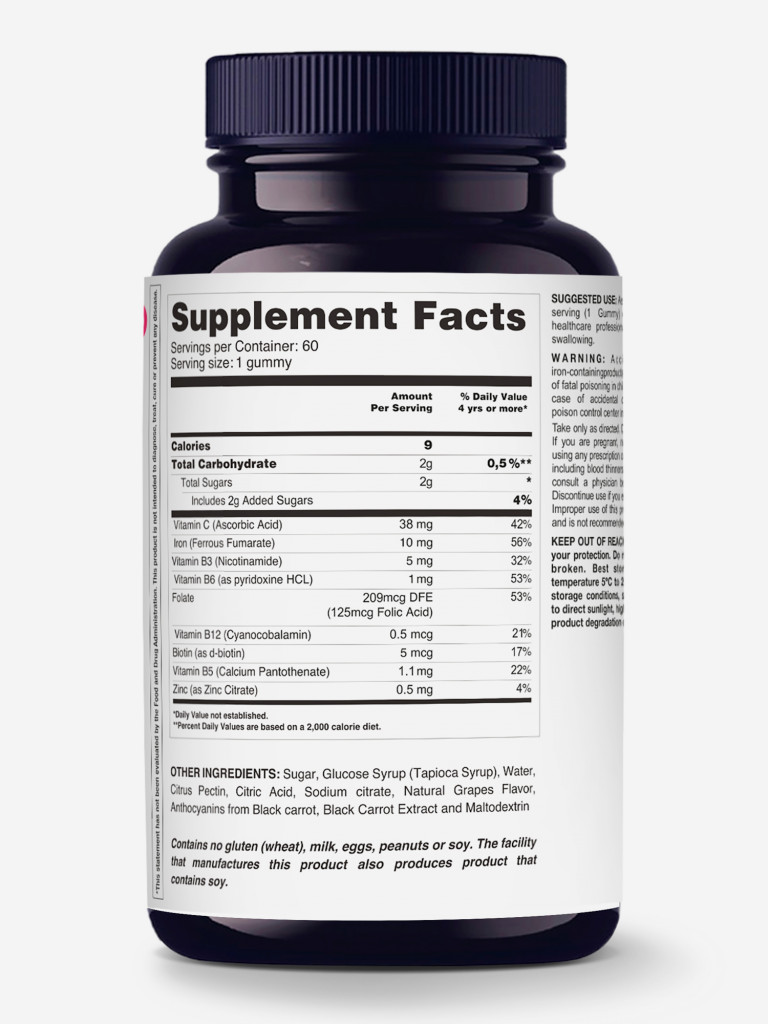 Комплекс мультивитамины железо плюс для детей LIVS, 60 шт.