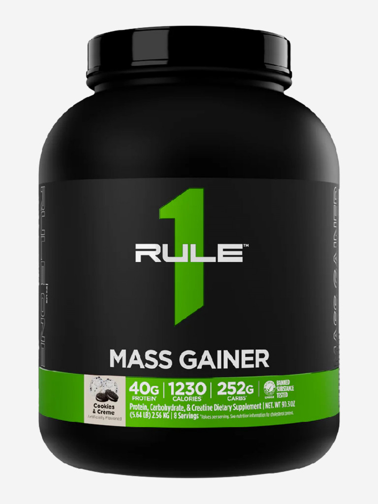 Гeйнeр Rule 1 Масс Гейнер, 2560 г, Пeчeньe и крем