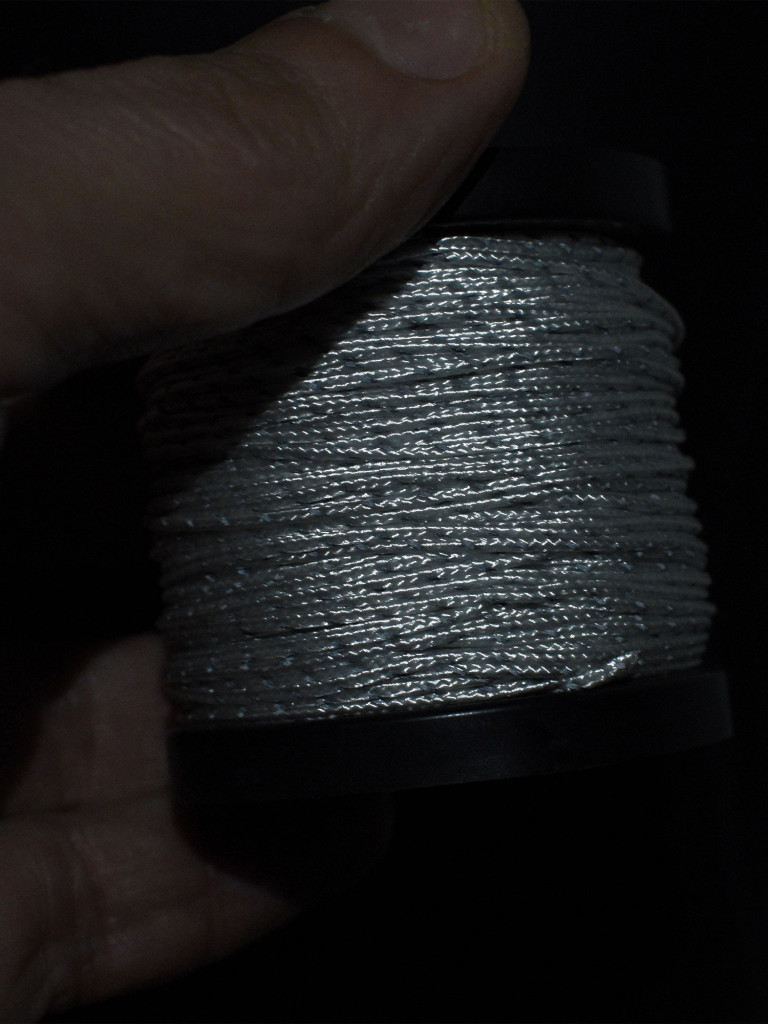 Микрокорд T-Gear x CORD nylon катушка 30м световозвращающий (White)