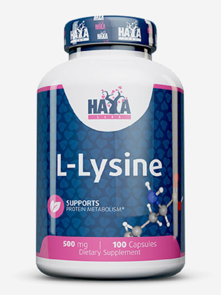 L-лизин HAYA LABS 100 капсул