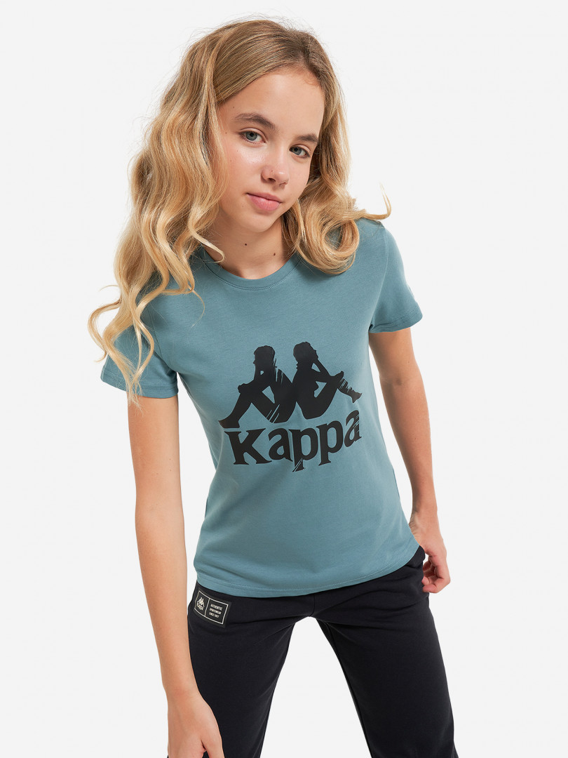 Футболка для девочек Kappa Синий 799₽