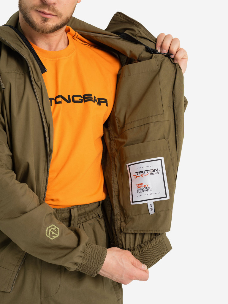Костюм мужской Tritongear "АКСИС" хлопок, хаки