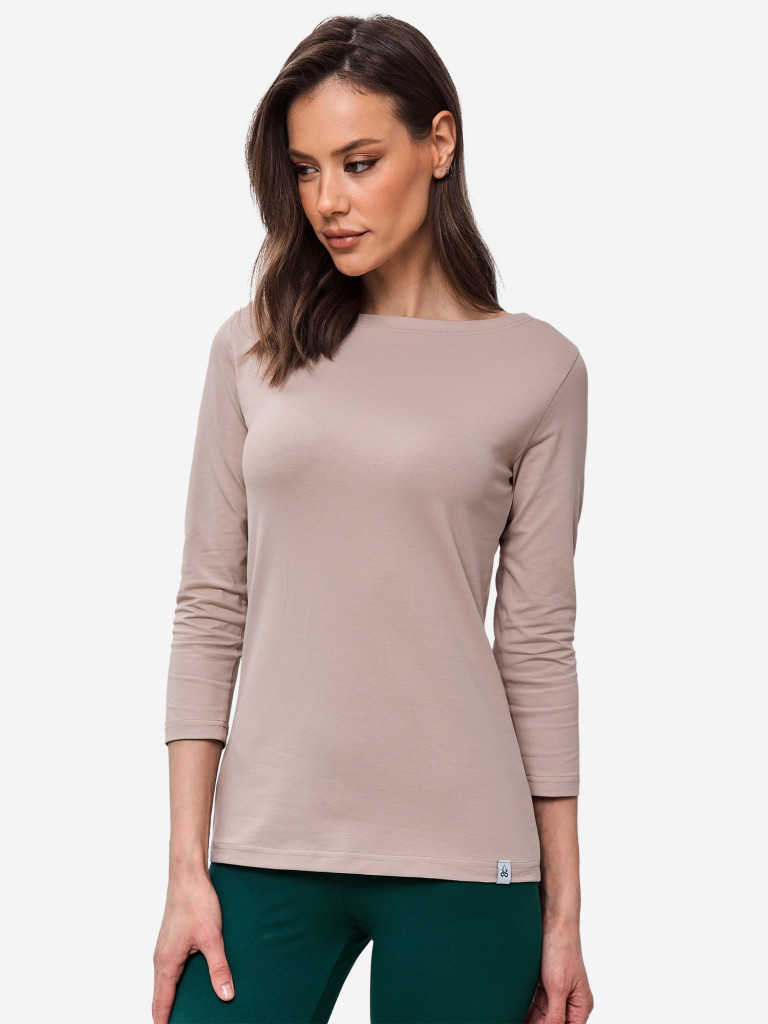 Лонгслив бежевый женский ANGAMI