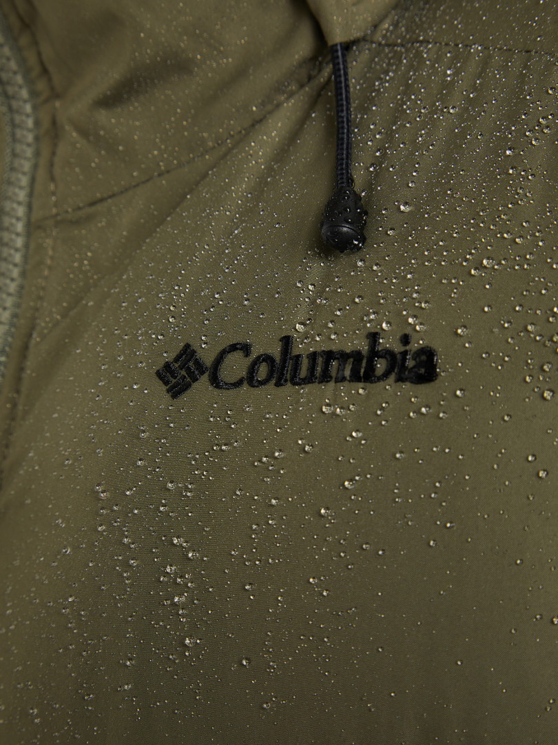 фото Пальто утепленное женское columbia pike lake long jacket, зеленый