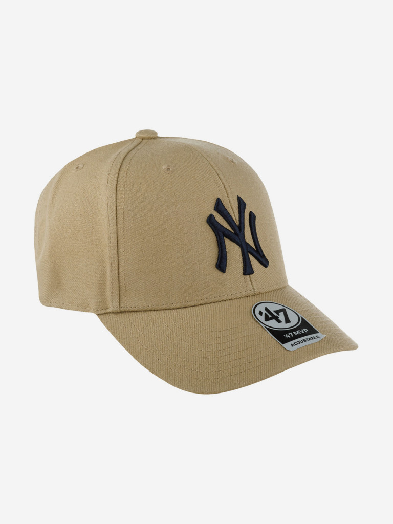 Бейсболка 47 BRAND B-MVP17WBV-KHA New York Yankees MLB (бежевый)