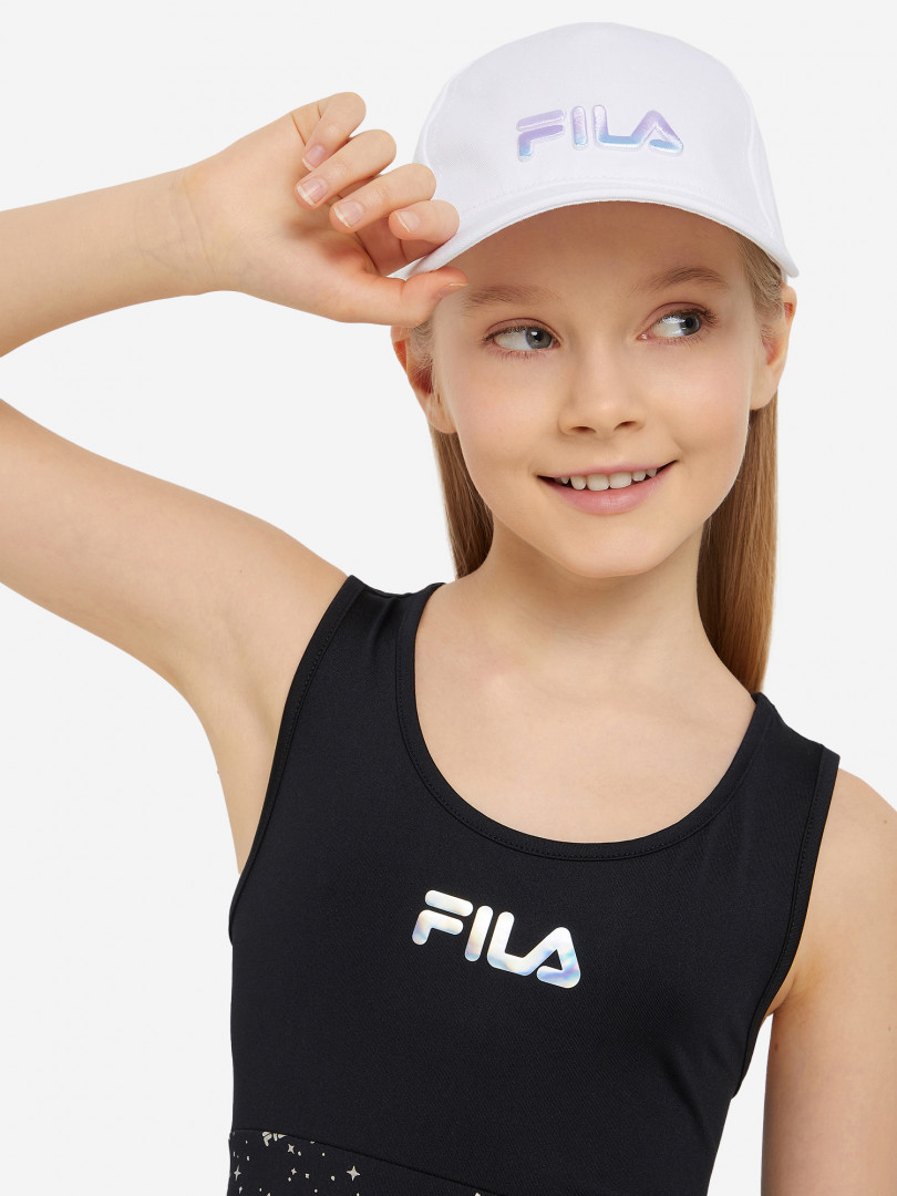 фото Бейсболка для девочек fila, белый