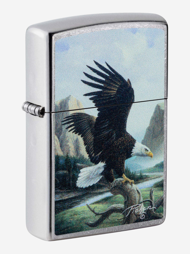 Зажигалка бензиновая ZIPPO 49822 Eagle Linda Picken