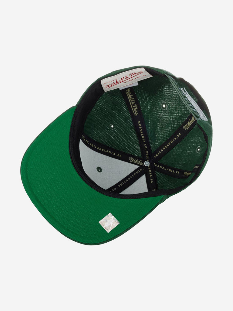 Бейсболка с прямым козырьком MITCHELL NESS HHSS3258-SSUYYPPPGREN Seattle Supersonics NBA