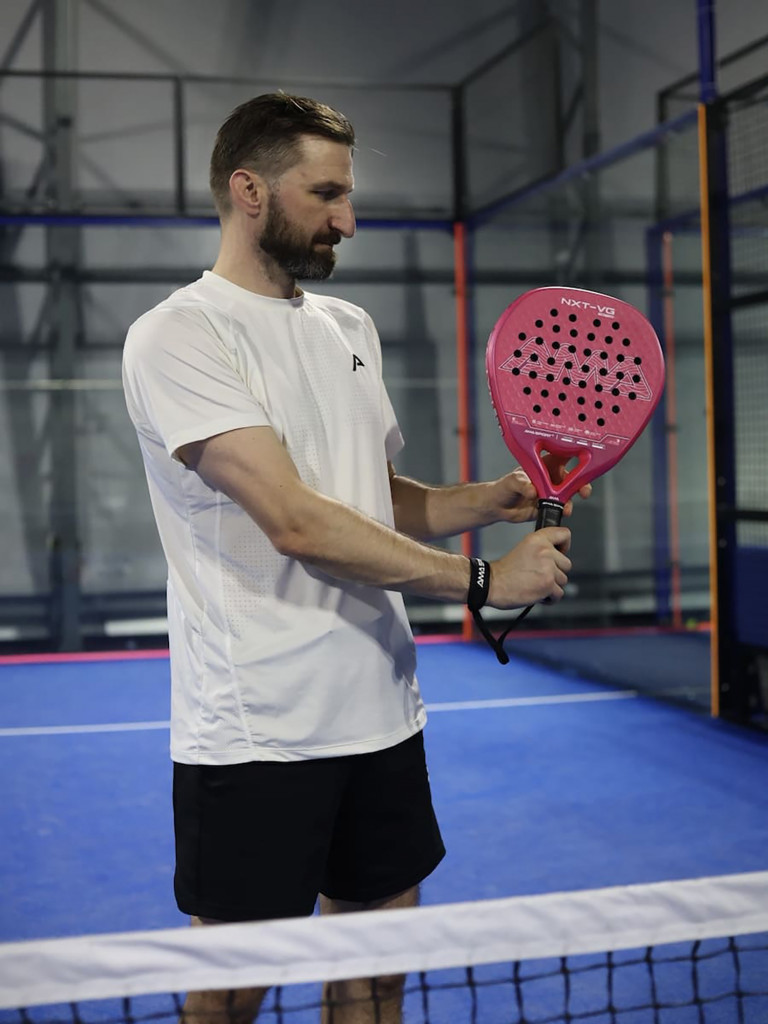 Ракетка для падел-тенниса AMA, форма - бриллиант, баланс - нейтральный